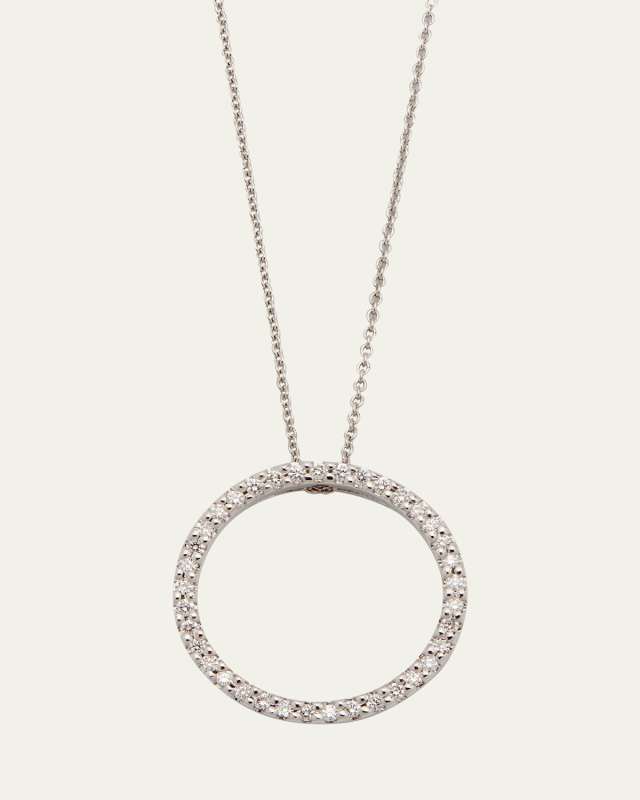 Pave Circle Necklace